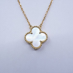 Van Cleef & Arpels Vintage Alhambra Mother of Pearl MOP Necklace