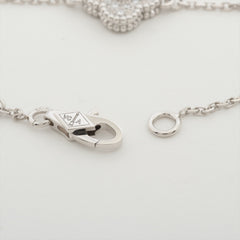 ITEM 14 - Van Cleef & Arpels VCA Sweet Alhambra White Gold Diamond Bracelet