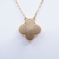 Van Cleef & Arpels Vintage Alhambra Gold Mother of Pearl Holiday Pendant 2018