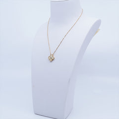 Van Cleef & Arpels Vintage Alhambra Gold Mother of Pearl Holiday Pendant 2018