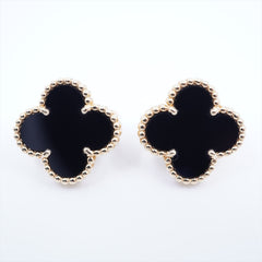 ITEM 26 - Van Cleef & Arpels Vintage Size Alhambra Onyx Piercing jewelry 2013