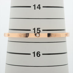Cartier Love SM 6 Diamond Bracelet Rose Gold 16