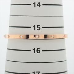Cartier Love Small 10 Diamond Rose Gold Size 16 Bracelet