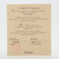 Cartier Love 4 Diamond Pink Gold Size 18 Bracelet 2021
