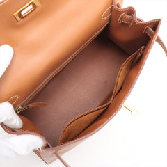 Hermes Kelly 28 Cushbell Gold - C Square Stamp