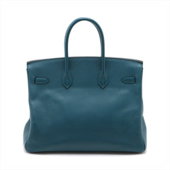 Hermes Birkin 35 Blue de Galice Epsom - Q Square