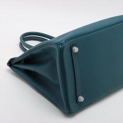 Hermes Birkin 35 Blue de Galice Epsom - Q Square