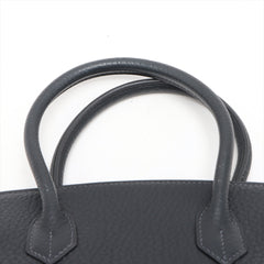 Hermes Birkin 30 Fjord Blue Indigo- H Square