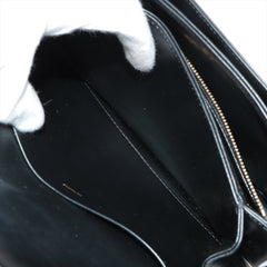 CELINE Medium Triomphe Leather Shoulder bag Black