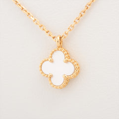 Van Cleef & Arpels Sweet Alhambra Mother of Pearl MOP Necklace
