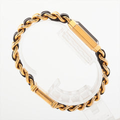 Chanel Premier L Black Gold Watch hold