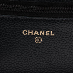 Chanel WOC Matelasse Caviarskin Wallet On Chain Black - 19 series