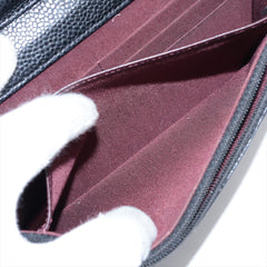 Chanel WOC Matelasse Caviarskin Wallet On Chain Black - 19 series