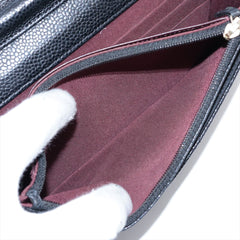 Chanel WOC Matelasse Caviarskin Wallet On Chain Black - 19 series