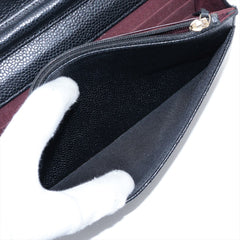 Chanel WOC Matelasse Caviarskin Wallet On Chain Black - 19 series