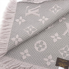 Louis Vuitton Grey Logomania Scarf
