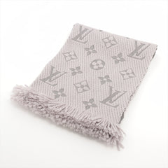 Louis Vuitton Grey Logomania Scarf