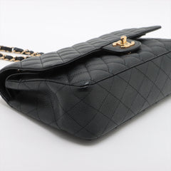 Chanel Classic Flap Medium/Large Caviar Black - Series 13