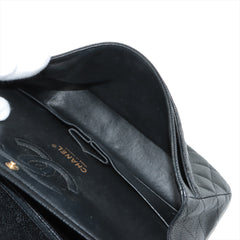 Chanel Classic Flap Medium/Large Caviar Black - Series 13