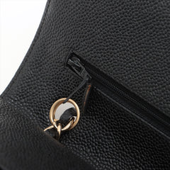 Chanel Classic Flap Medium/Large Caviar Black - Series 13