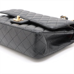 Chanel Classic Flap Medium/Large Caviar Black- Series 30
