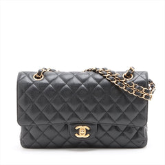 Chanel Classic Flap Medium/Large Caviar Black- Series 30