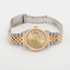 Rolex Datejust 36mm Two Toned with Diamonds Watch 16233