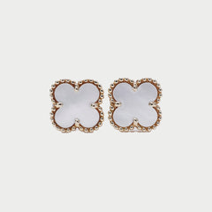 Van Cleef & Arpels VCA Sweet Alhambra Mother of pearl MOP Earrings