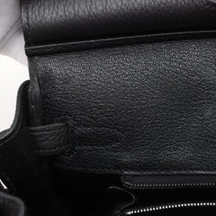 Hermes Birkin 25 Togo PHW U Stamp Noir