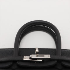 Hermes Birkin 25 Togo PHW U Stamp Noir