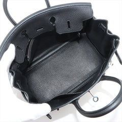 Hermes Birkin 25 Togo PHW U Stamp Noir