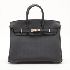 Hermes Birkin 25 Togo PHW U Stamp Noir