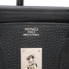 Hermes Birkin 35 Fjord Noir - G Square Stamp 2003