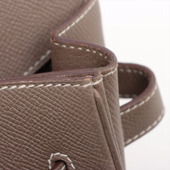 Hermes Birkin 35 Veau Epsom Etoupe - R Square Stamp 2014