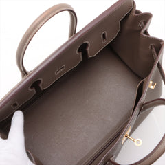 Hermes Birkin 35 Veau Epsom Etoupe - R Square Stamp 2014