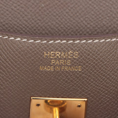 Hermes Birkin 35 Veau Epsom Etoupe - R Square Stamp 2014