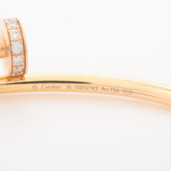 Cartier Juste Un Clou JUC SM Size 16 Diamond Bracelet