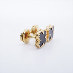 Van Cleef & Arpels Sweet Alhambra Onyx Earrings