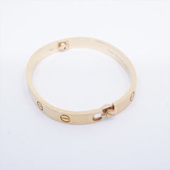 Cartier Love Size 16 Yellow Gold Bracelet
