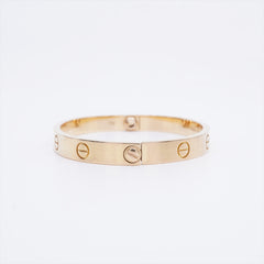 Cartier Love Size 16 Yellow Gold Bracelet