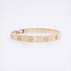 Cartier Love Size 16 Yellow Gold Bracelet