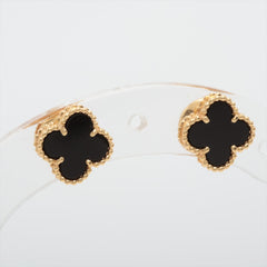 Van Cleef & Arpels Sweet Alhambra Onyx Earrings