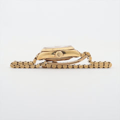 Rolex Datejust 26mm 18k Yellow Gold Diamond Dial Watch