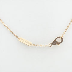 Van Cleef & Arpels Vintage Alhambra Holiday Pendant 18k Yellow Mother Of Pearl with Diamond