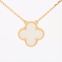 Van Cleef & Arpels Vintage Alhambra Mother of Pearl MOP Necklace