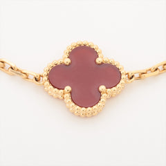Van Cleef & Arpels Vintage Alhambra 5 Motifs Carnelian Bracelet