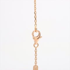 Van Cleef & Arpels Vintage 2012 Limited Edition Holiday Alhambra White Mother of Pearl Diamond Rose Gold Necklace