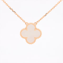 Van Cleef & Arpels Vintage Alhambra Mother of Pearl Necklace