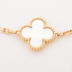Van Cleef & Arpels Vintage Alhambra Mother of Pearl MOP 5 Motifs Bracelet 2022