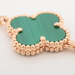 Van Cleef & Arpels Vintage Alhambra 5 Motifs Malachite Bracelet